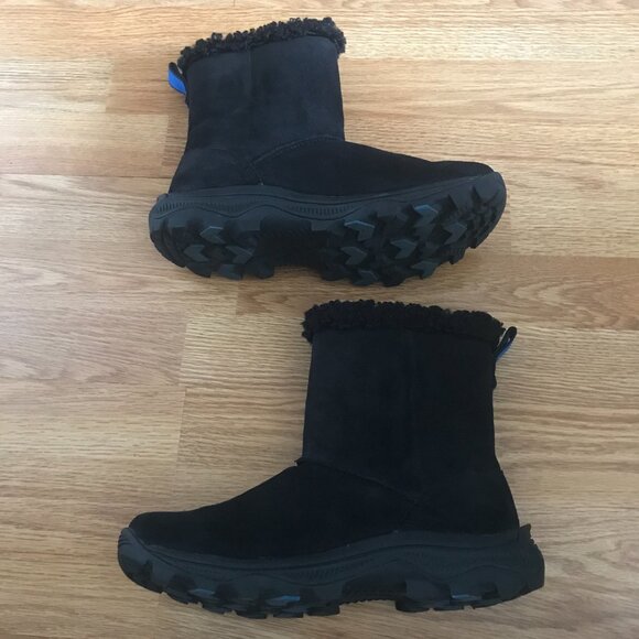 Merrell Icepack 2 Zip Polar Waterproof Snow Boot Black Suede Leather Size 9 - Picture 13 of 13